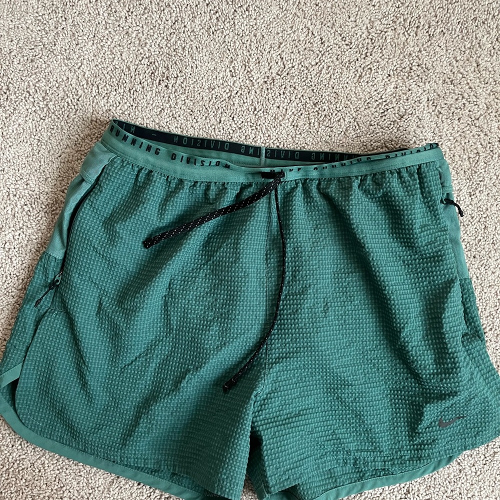 Nike Green Athletic Performance Shorts